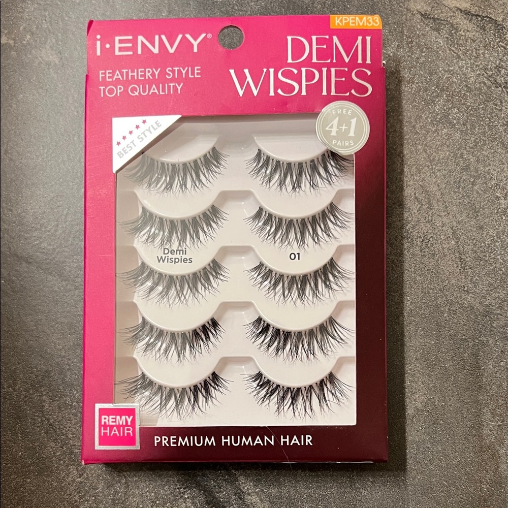 i-Envy Demi Wispies Lashes - Black